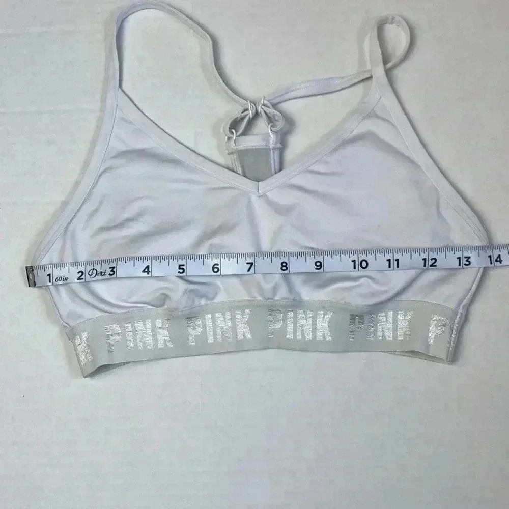 Pink Racerback light impact Sports Bra